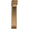 Ekena Millwork Thorton Traditional Rough Sawn Bracket w/ Offset Brace, Western Red Cedar, 8"W x 34"D x 42"H BKT0806X34X42THR01RWR - alternate 4